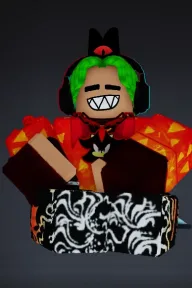 Xander's Roblox character — enlarge